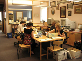 TRC researching at PCC Archives