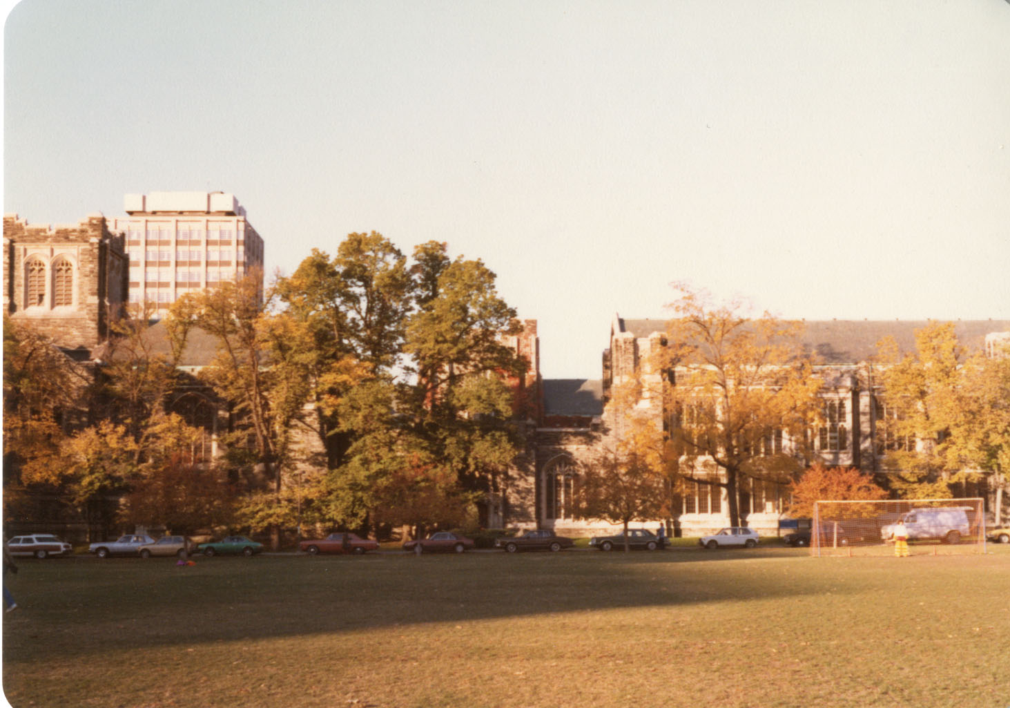 The College from the Lawn on King's College Circle