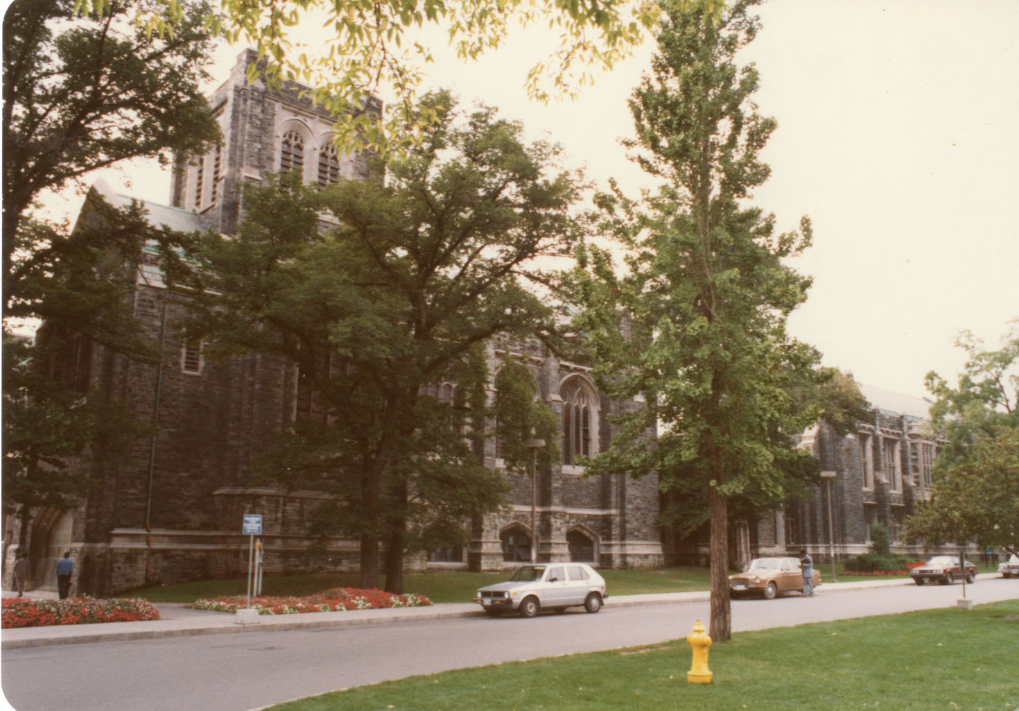 The front of the college as seen from King's College Circle.