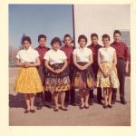 Birtle School students square dance group “at Music Festival”, 1961 (G-3860-FC-2)