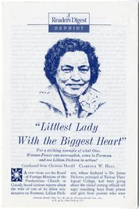 Lillian Dickson in Readers Digest reprinted from July 1962 - 1997-5006-4-2